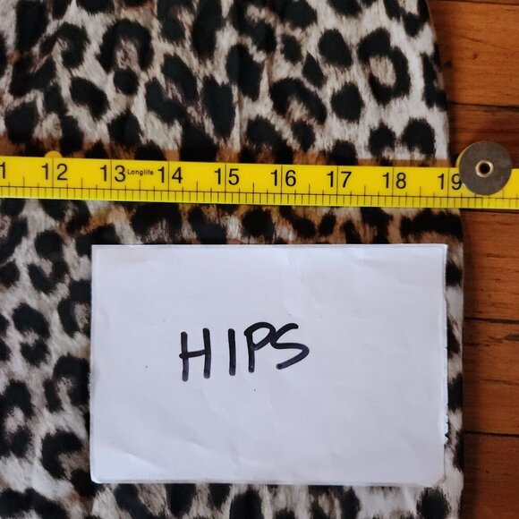 rag & bone Leopard Print 100% Silk Midi Dress - Picture 8 of 11